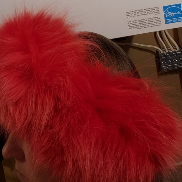 Handmade Artic Fox Headband Red - Picture 9 of 9